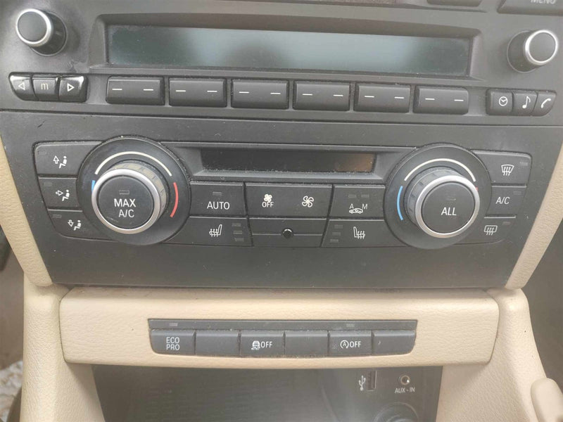2010 thru 2015 BMW 128I, BMW 135I, BMW M3, BMW X1 and 4 more AC Heater Temperature Climate Control Unit with heated front