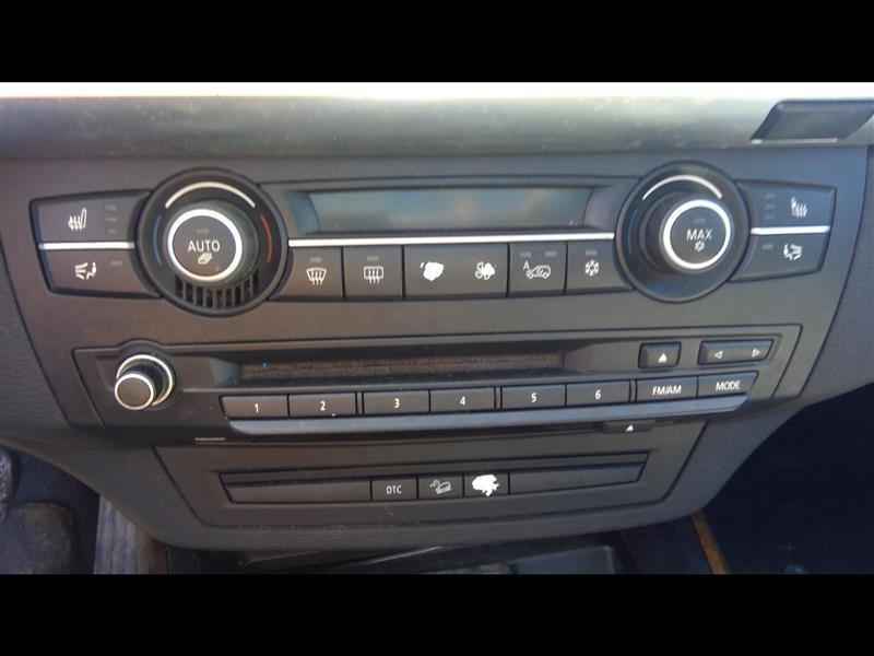 2007 thru 2014 BMW X5, BMW X6, BMW X6M, BMW X5M AC Heater Temperature Climate Control Unit front with Active Ventilated seats