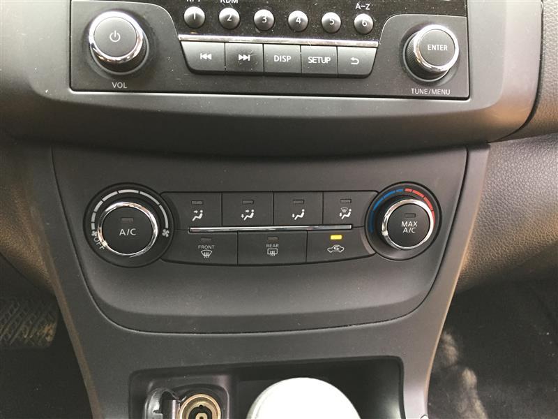2015 2016 2017 Nissan Sentra AC Heater Temperature Climate Control Unit without dual zone automatic