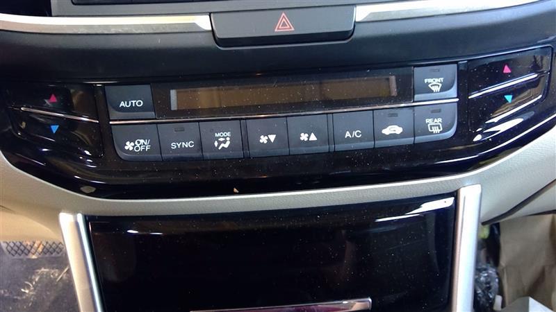 2016 2017 Honda Accord AC Heater Temperature Climate Control Unit automatic US market