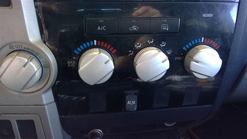 2007 2008 2009 Toyota Tundra AC Heater Temperature Climate Control Unit with Crew Cab 4 Dr exc Limited