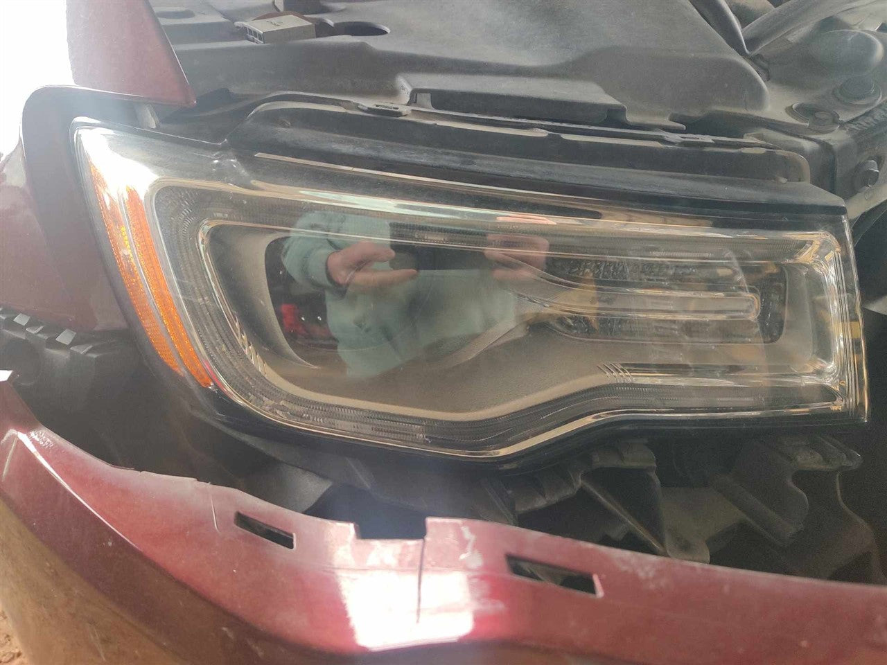 2017 thru 2021 Jeep Grand Cherokee Passenger Side Right Headlight Headlamp Assembly bi xenon HID R