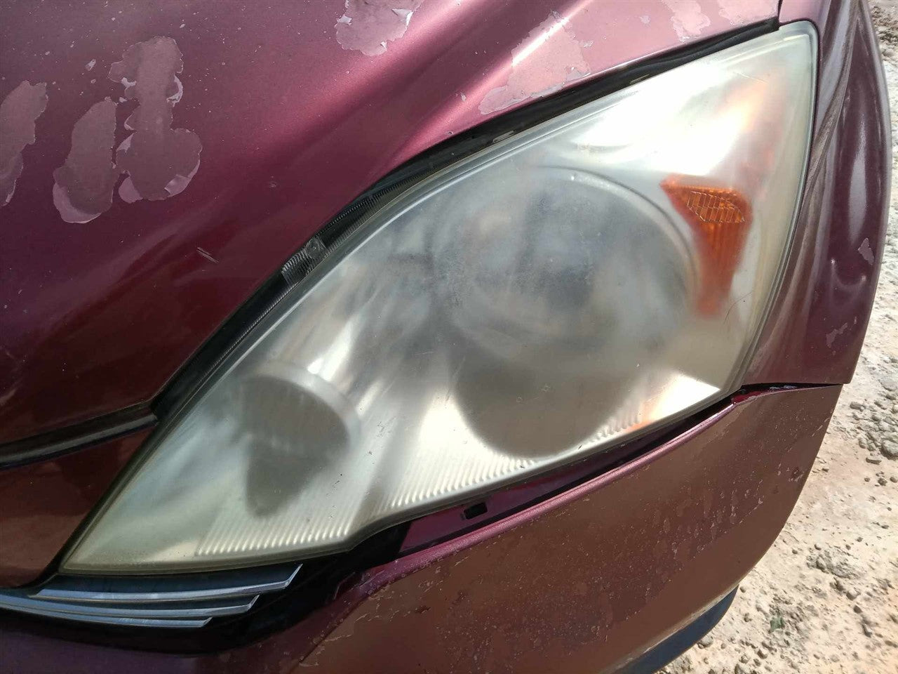 2007 thru 2011 Honda CR V Driver Side Left Headlight Headlamp Assembly L
