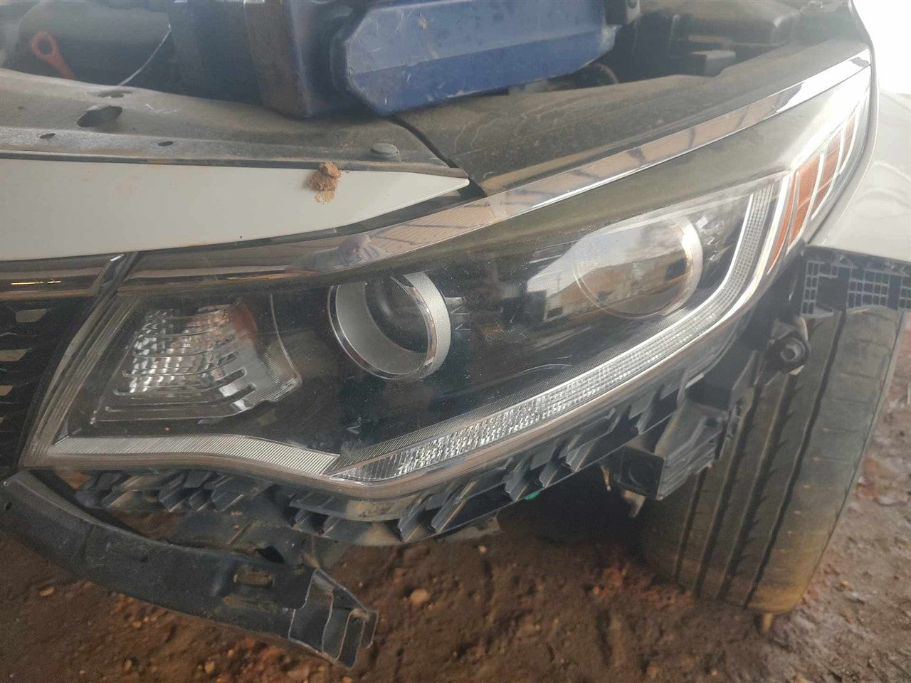 2016 2017 2018 KIA Optima Driver Side Left Headlight Headlamp Assembly US built VIN 5 halogen without LED accent L