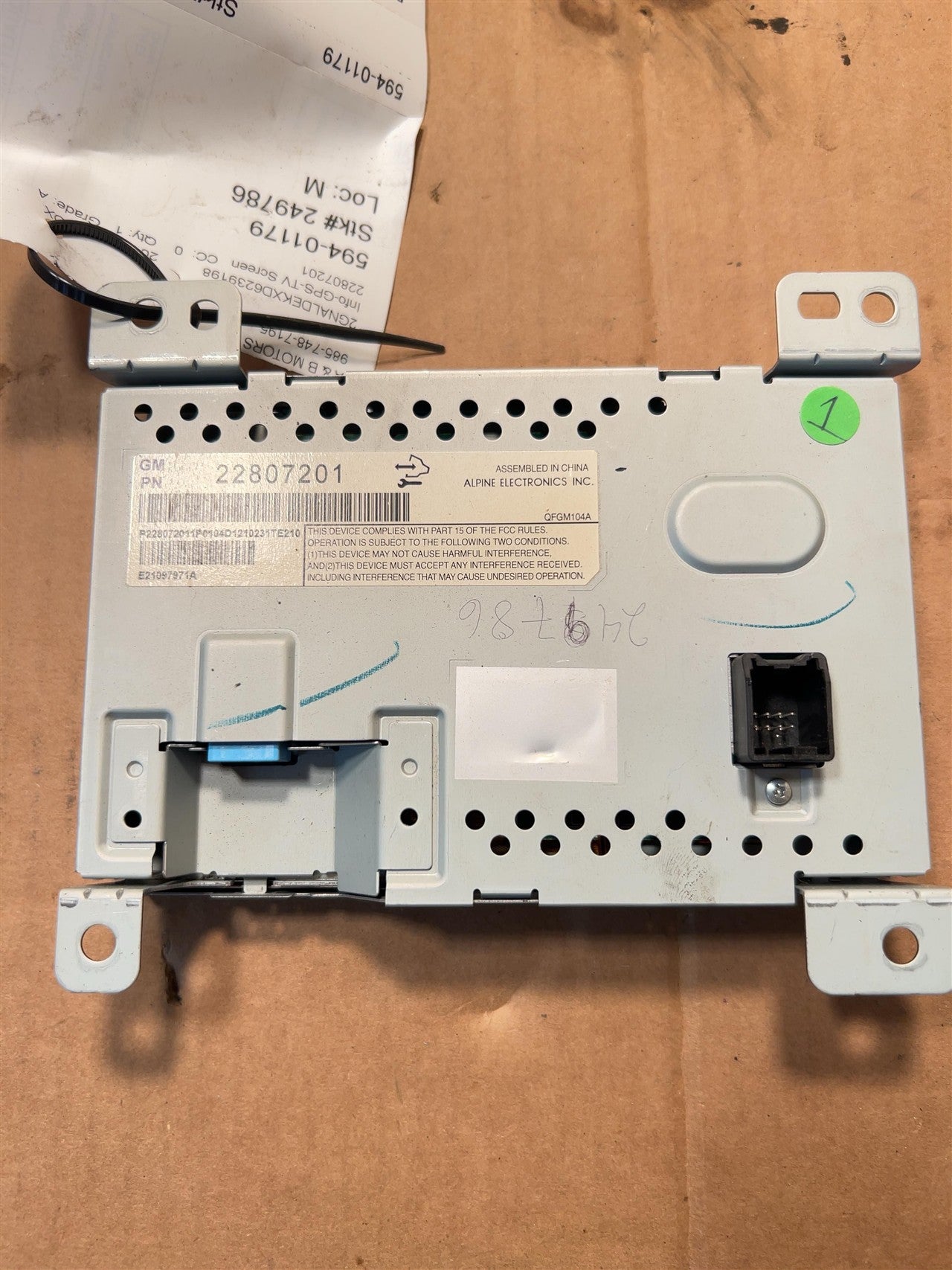 2010 thru 2015 Chevrolet Equinox, Chevrolet Orlando Info GPS TV Screen
