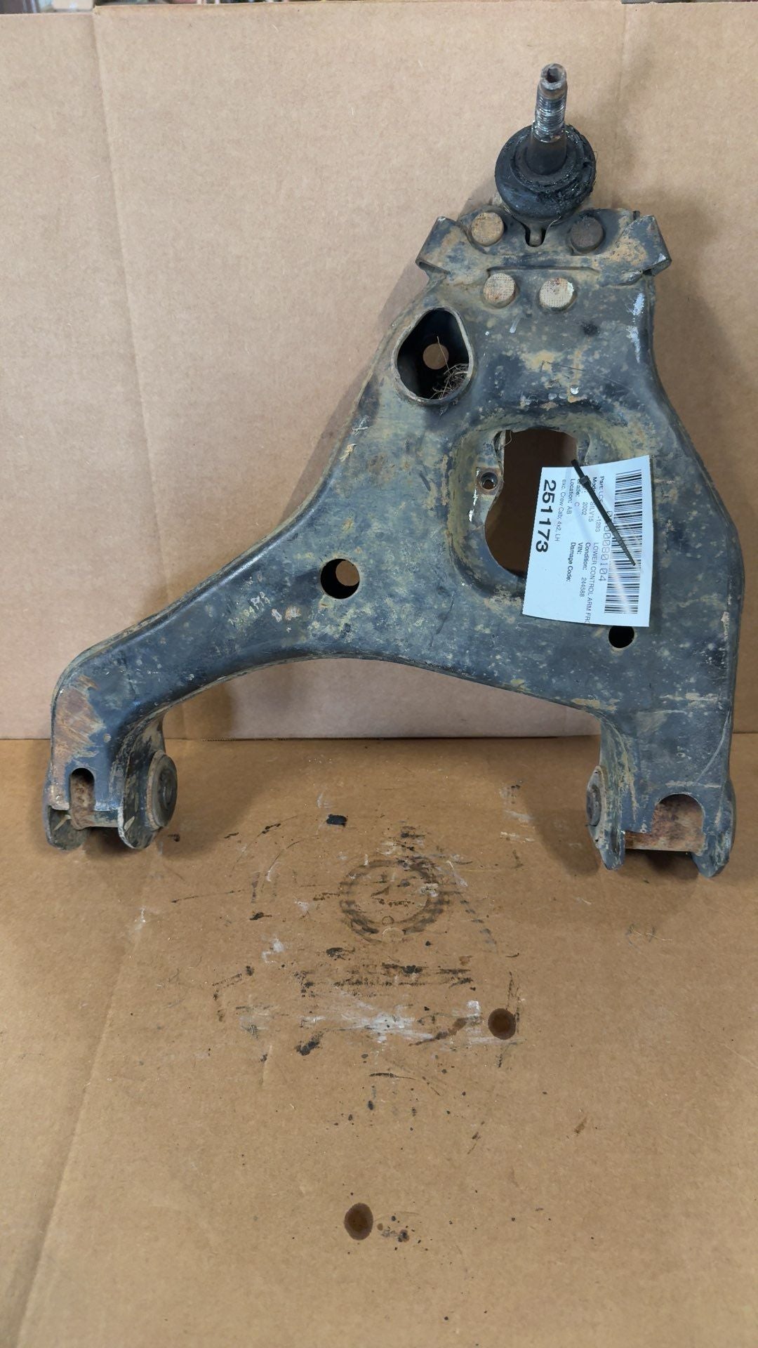 2001 thru 2007 Chevrolet Silverado 1500, GMC Sierra 1500 Driver Side Left Lower Cntrl Arm FR 4x2 L