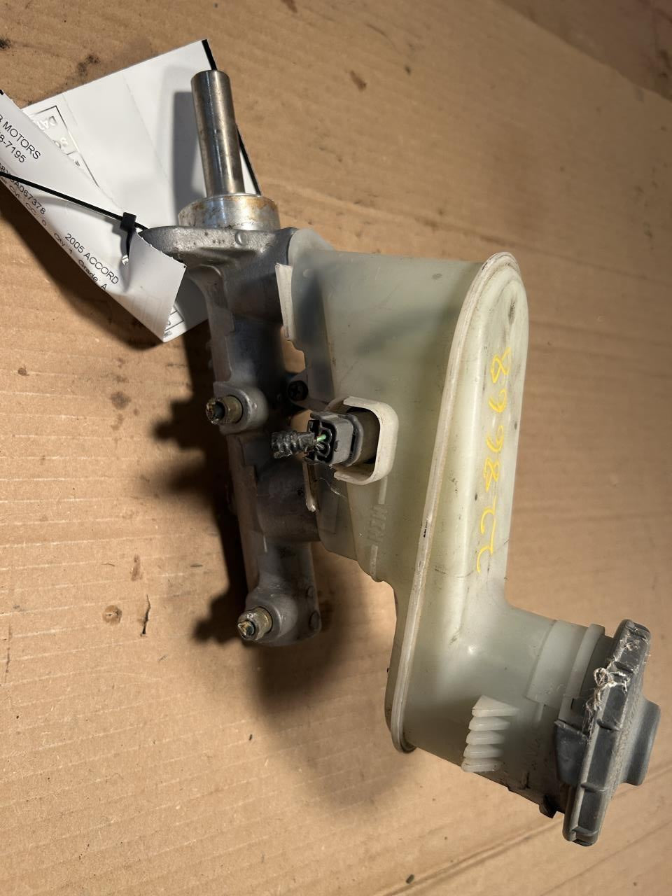 2003 thru 2007 Honda Accord Brake Master CYL 2.4L
