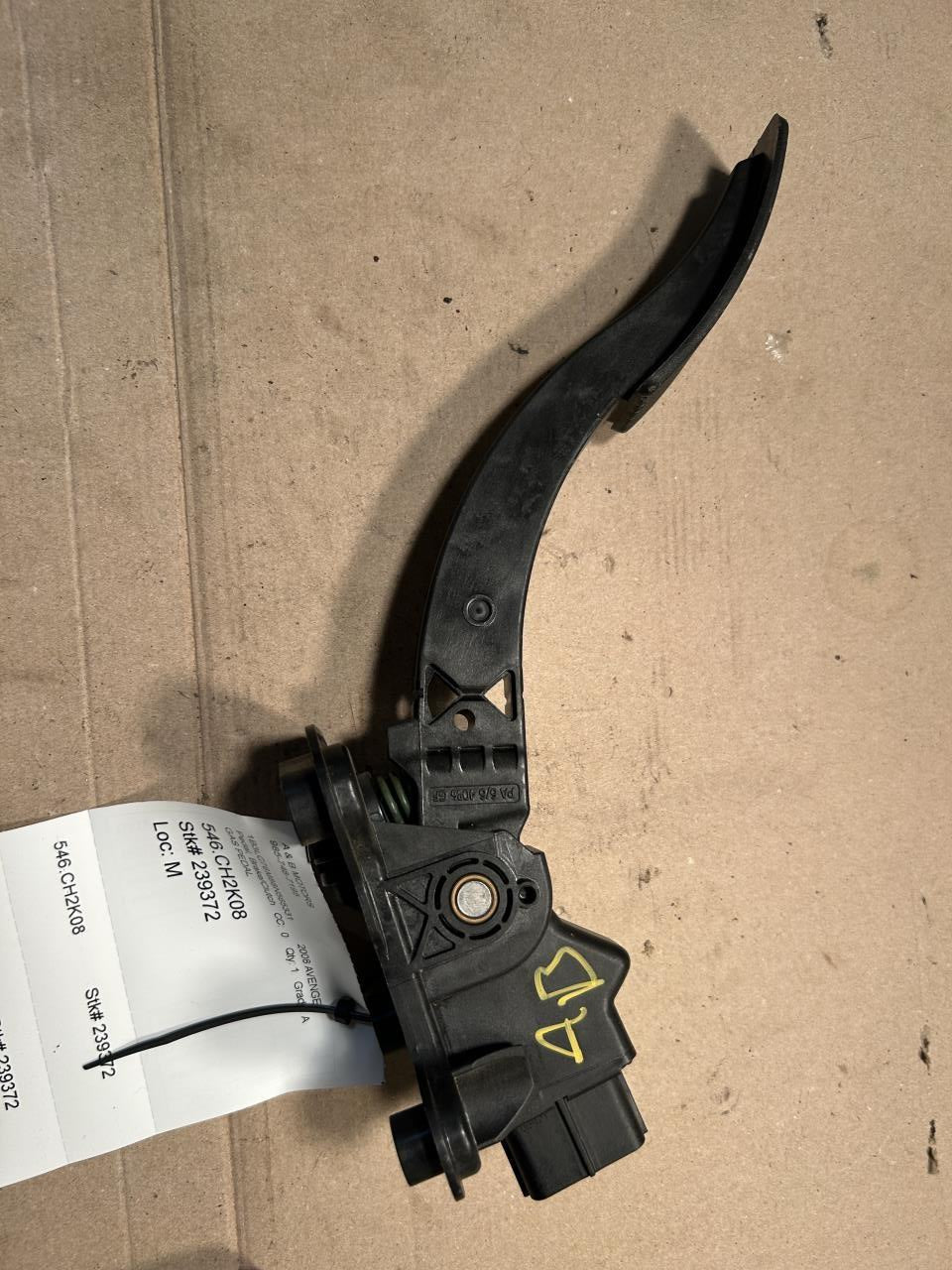 2008 Dodge Avenger Pedal Brake Clutch
