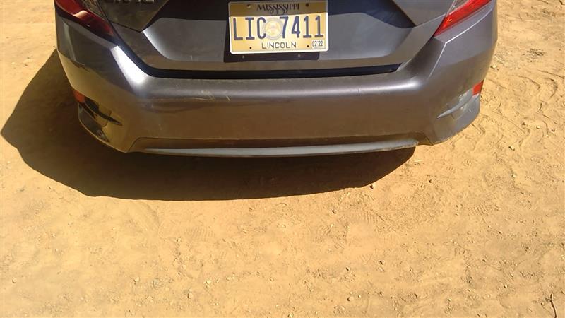 2016 thru 2021 Honda Civic Bumper Assembly Rear