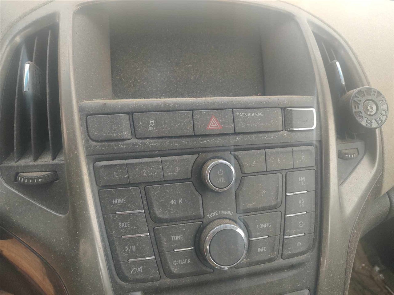 2012 thru 2017 Buick Verano Radio Stereo Audio Head Unit control panel