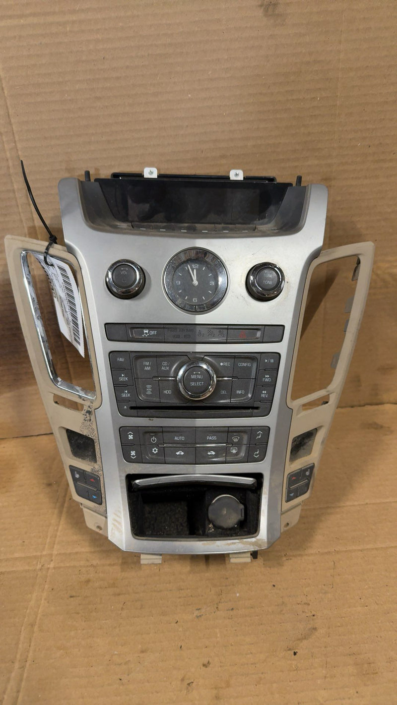2009 thru 2013 Cadillac CTS Radio Stereo Audio Head Unit control panel Base
