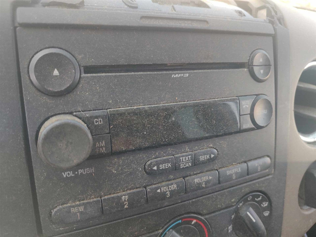 2007 2008 Ford F150 Radio Stereo Audio Head Unit receiver AM FM CD MP3 single disc