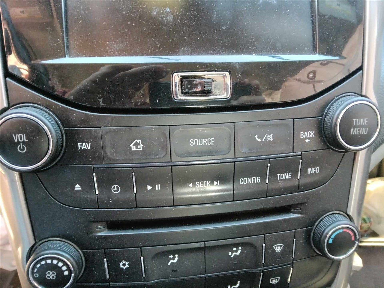 2014 2015 2016 Chevrolet Malibu Radio Stereo Audio Head Unit control panel AM FM single CD MP3 USB opt UFU