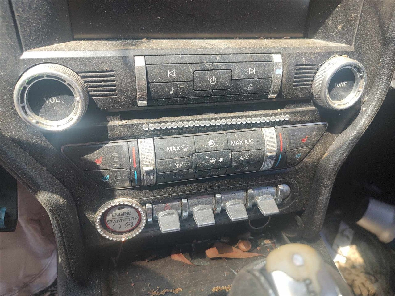 2015 Ford Mustang Radio Stereo Audio Head Unit receiver AM FM CD ID FR3T19C107 TA thru FR3T19C107 TE