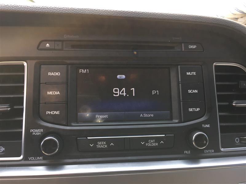 2015 Hyundai Sonata Radio Stereo Audio Head Unit without hybrid option receiver assembly