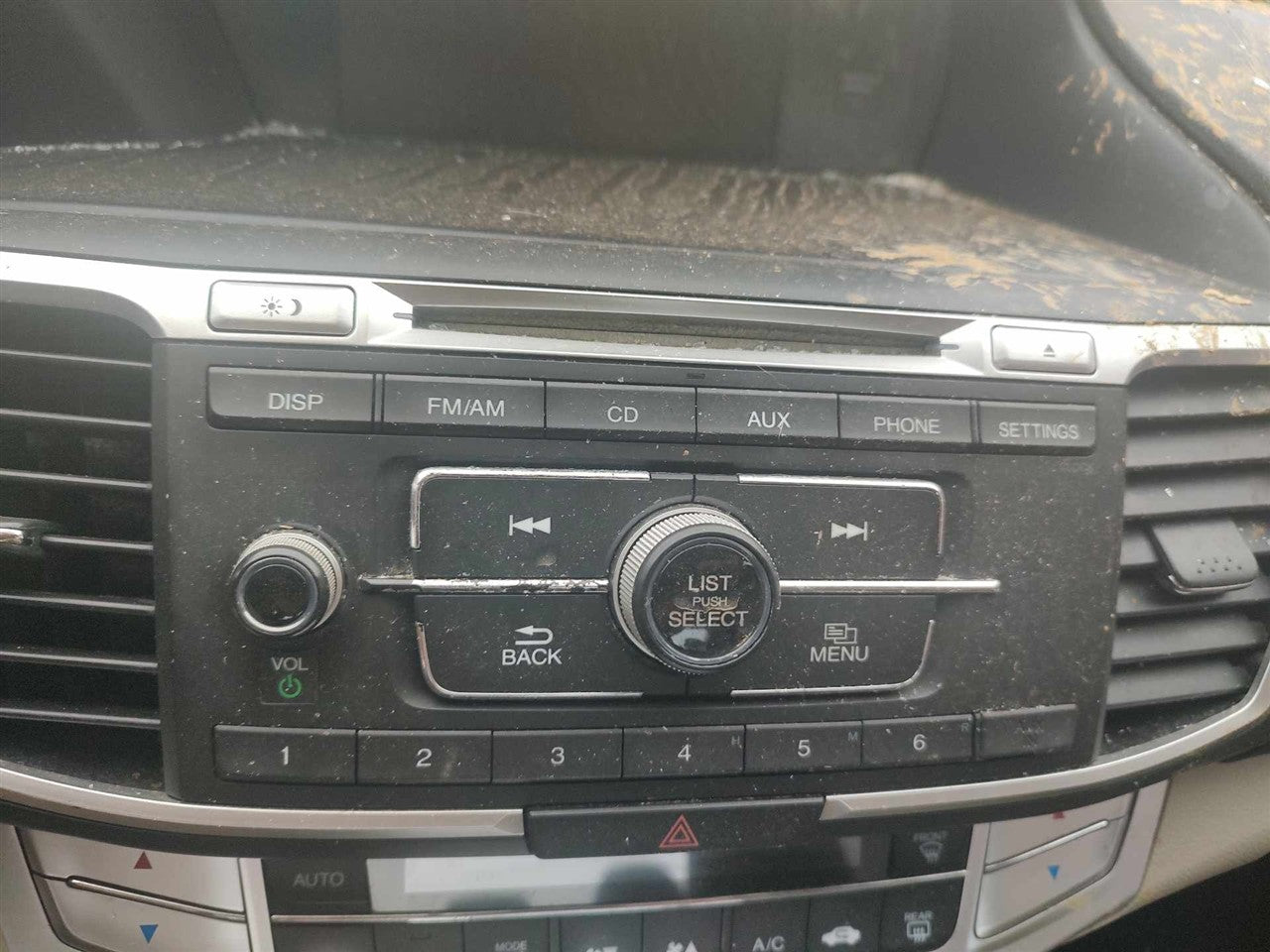 2013 2014 2015 Honda Accord Radio Stereo Audio Head Unit Sdn receiver and face panel LX US market
