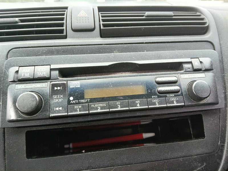 2004 2005 Honda Civic Radio Stereo Audio Head Unit AM FM CD Cpe