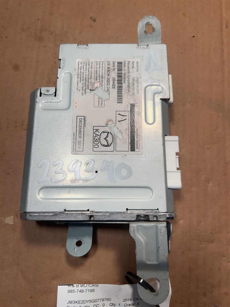 2016 2017 Mazda CX9, Mazda CX5 Radio Stereo Audio Head Unit