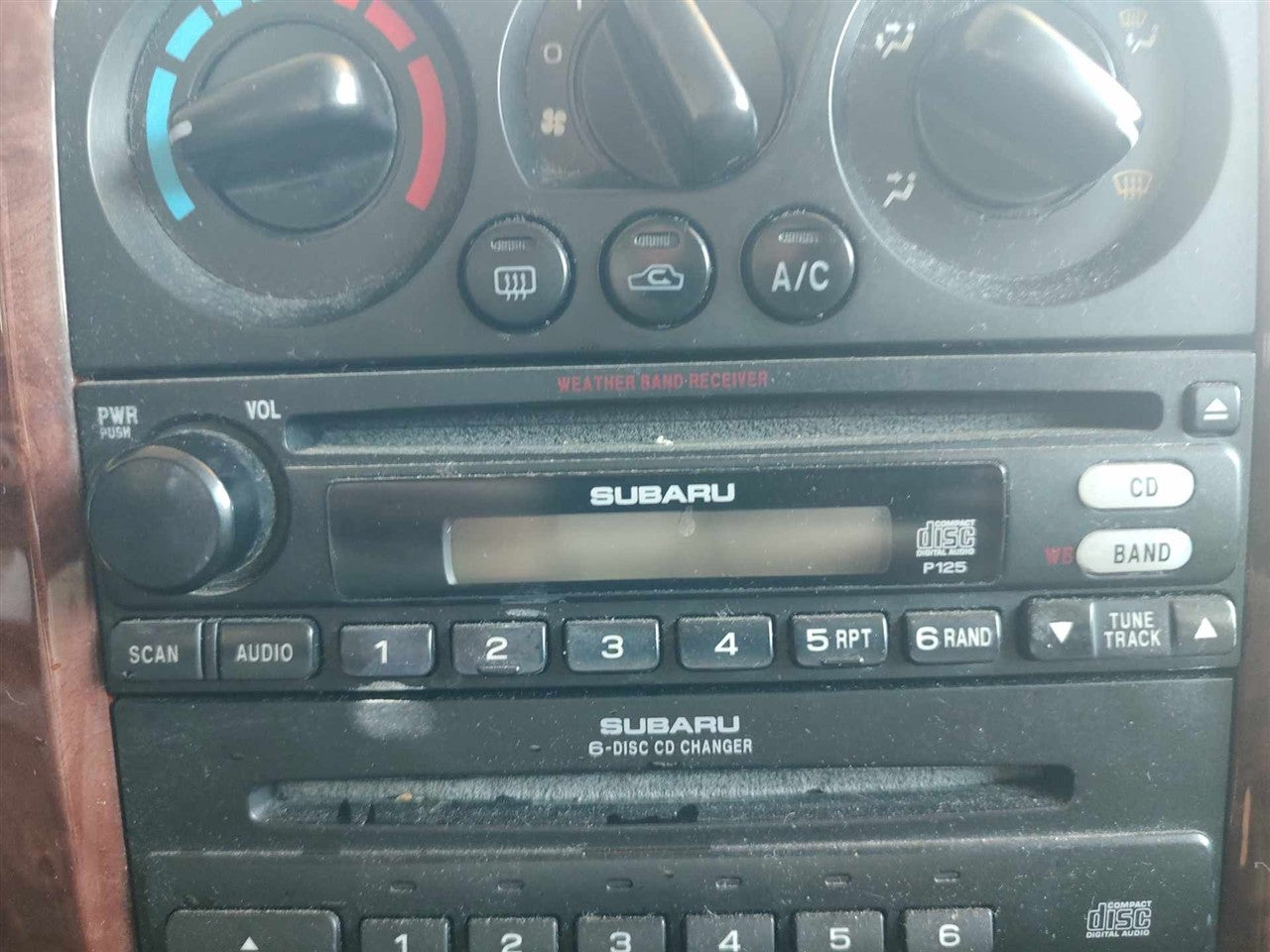 2002 2003 2004 Subaru Legacy Radio Stereo Audio Head Unit AM FM CD