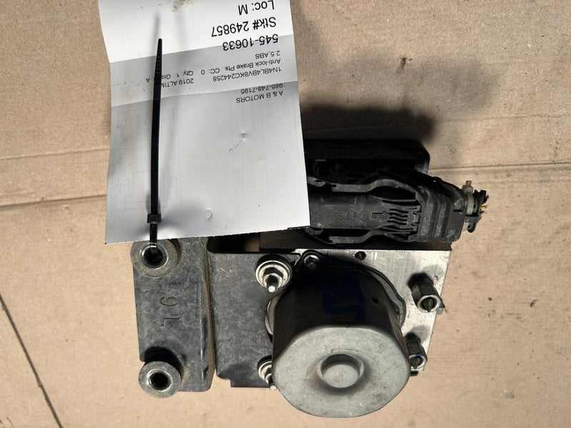 2019 2020 Nissan Altima ABS Anti Lock Brake Pump Control Module assembly without adaptive cruise
