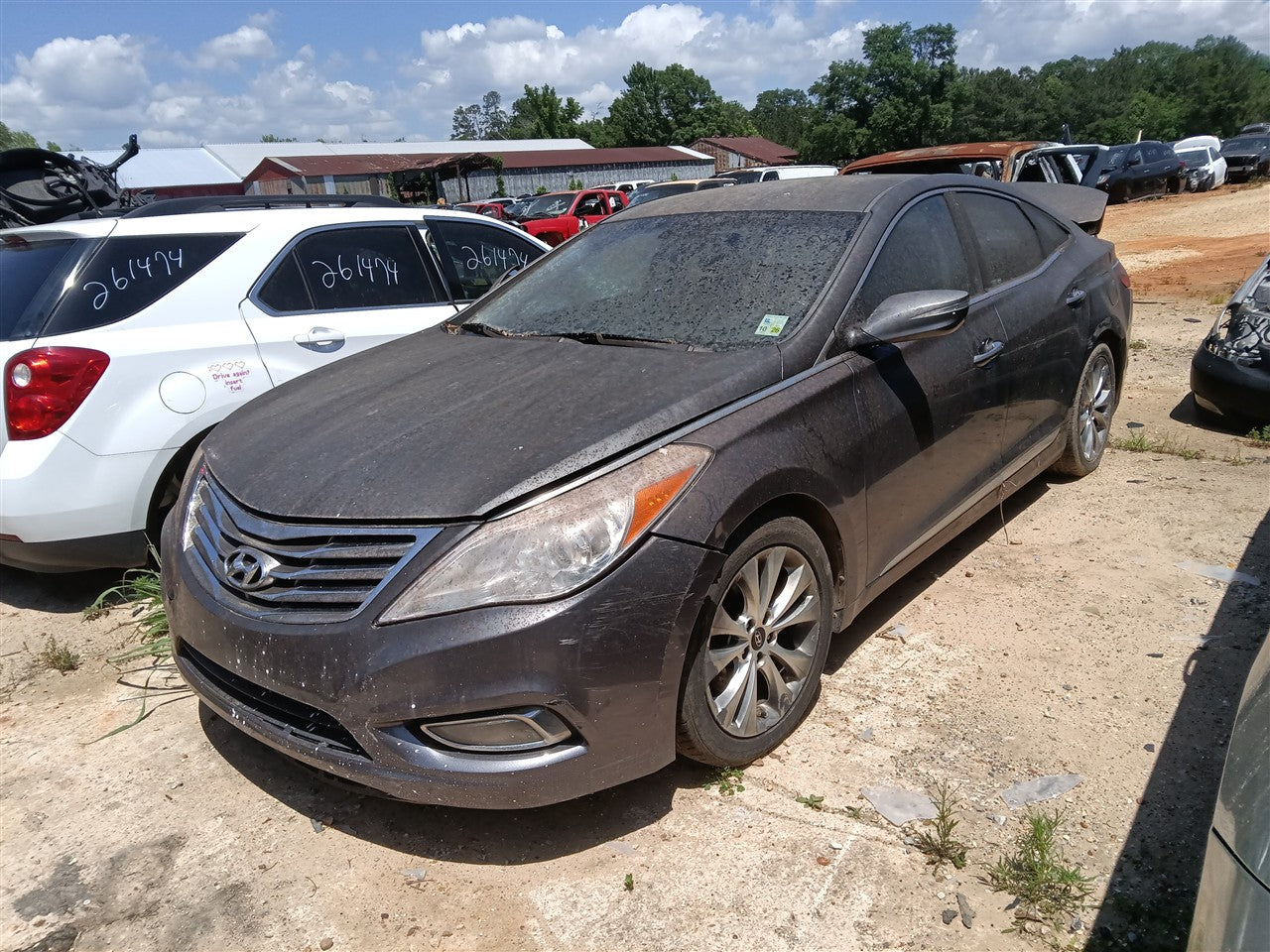 Donor vehicle 2012 Hyundai Azera (Stock #261582)