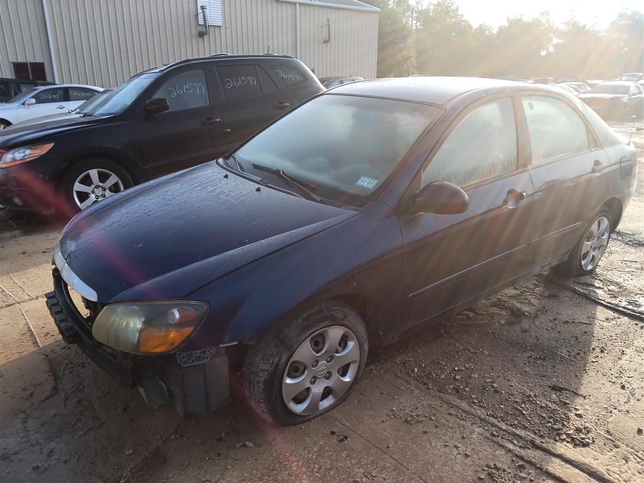 Donor vehicle 2009 KIA Spectra (Stock #261608)