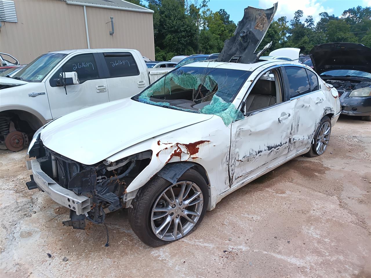Donor vehicle 2013 Infiniti G37 (Stock #261649)