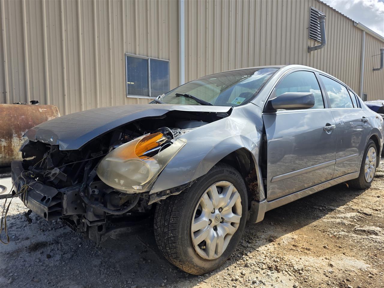 Used OEM Passenger Side Right Door Window Regulator, Front from 2009 Nissan Altima