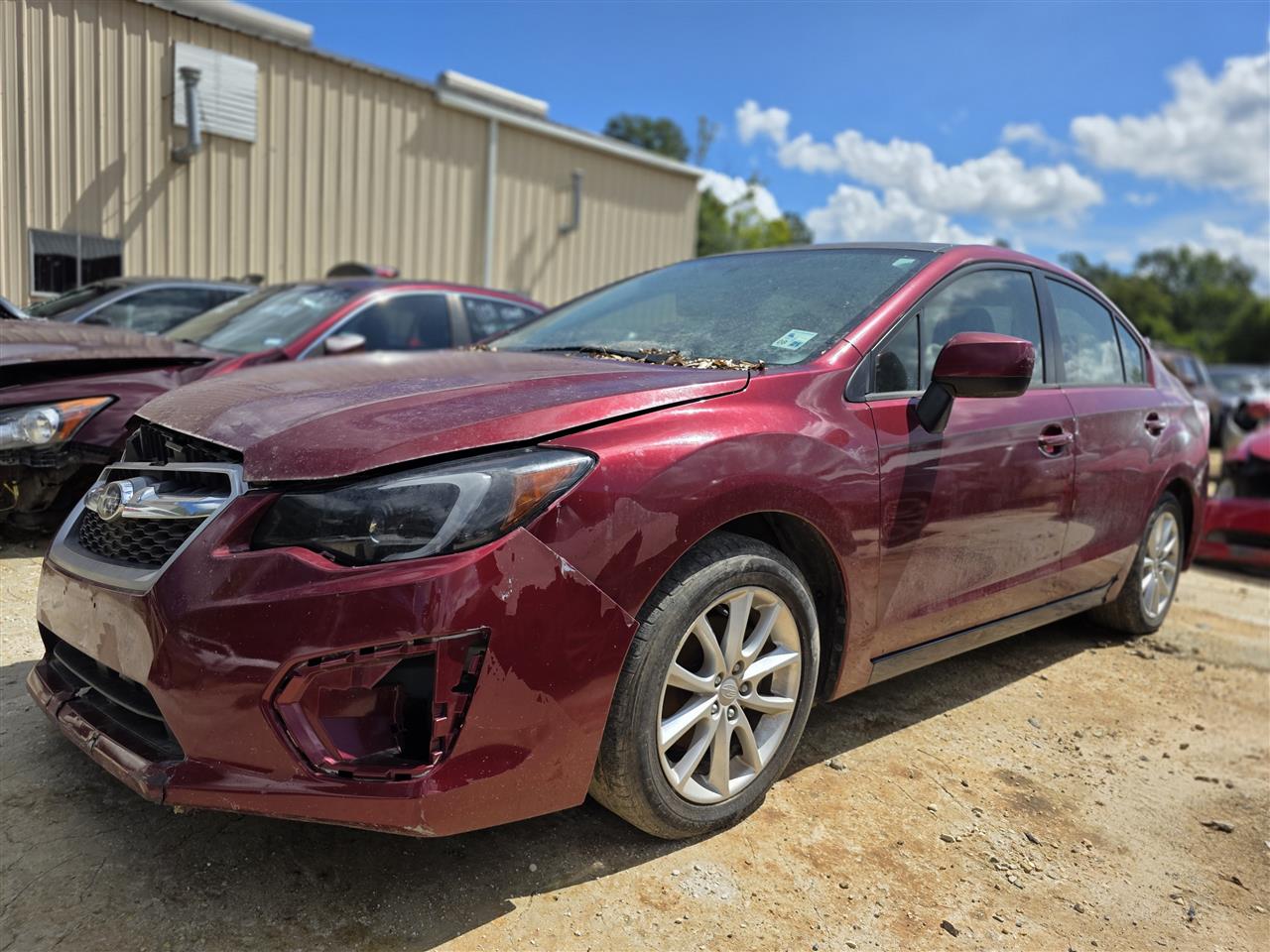 Donor vehicle 2013 Subaru Impreza (Stock #261692)