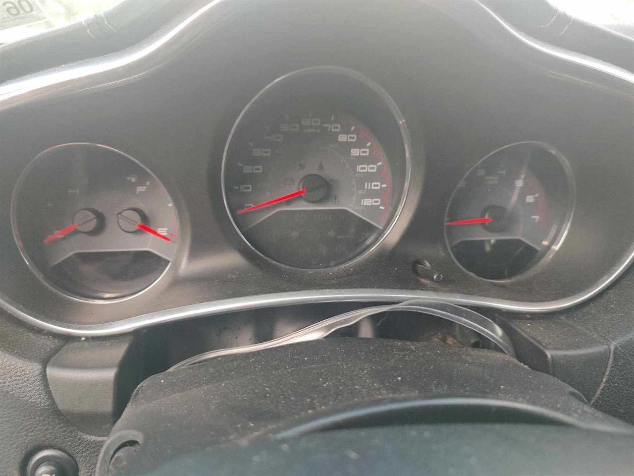 2011 2012 2013 2014 Dodge Avenger Speedometer Instrument Gauge Cluster MPH 120 with display screen opt JAT
