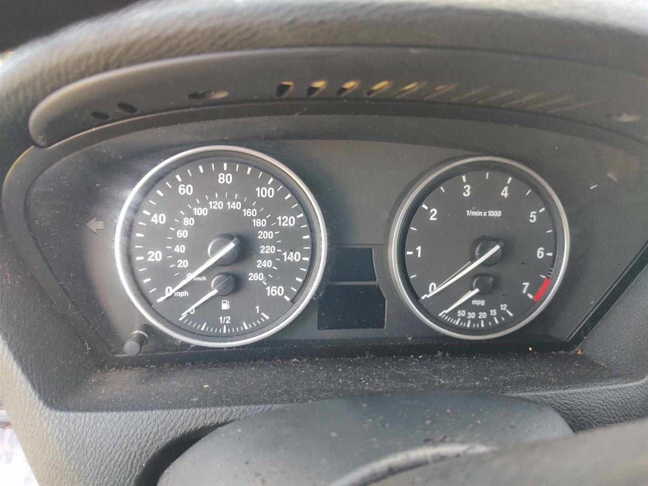 2007 thru 2011 BMW X5 Speedometer Instrument Gauge Cluster 4.8L MPH