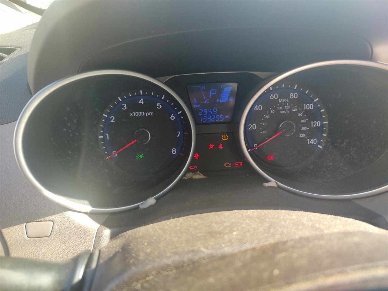 2014 2015 Hyundai Tucson Speedometer Instrument Gauge Cluster MPH US market FWD 2.0L AT
