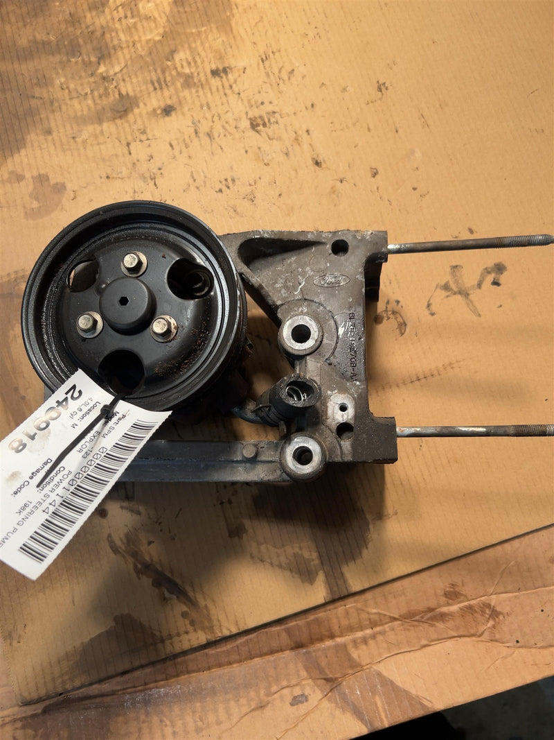 2006 thru 2010 Ford Explorer, Mercury Mountaineer Power Steering Pump 4.0L 6 Cylinder