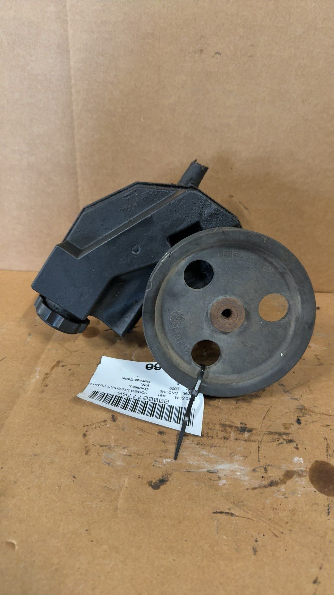 1999 2000 2001 Jeep Grand Cherokee Power Steering Pump 6 Cylinder 4.0L
