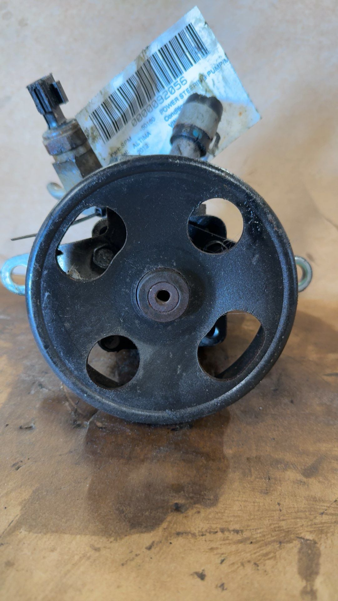 2007 thru 2013 Nissan Altima Power Steering Pump 2.5L 4 cylinder