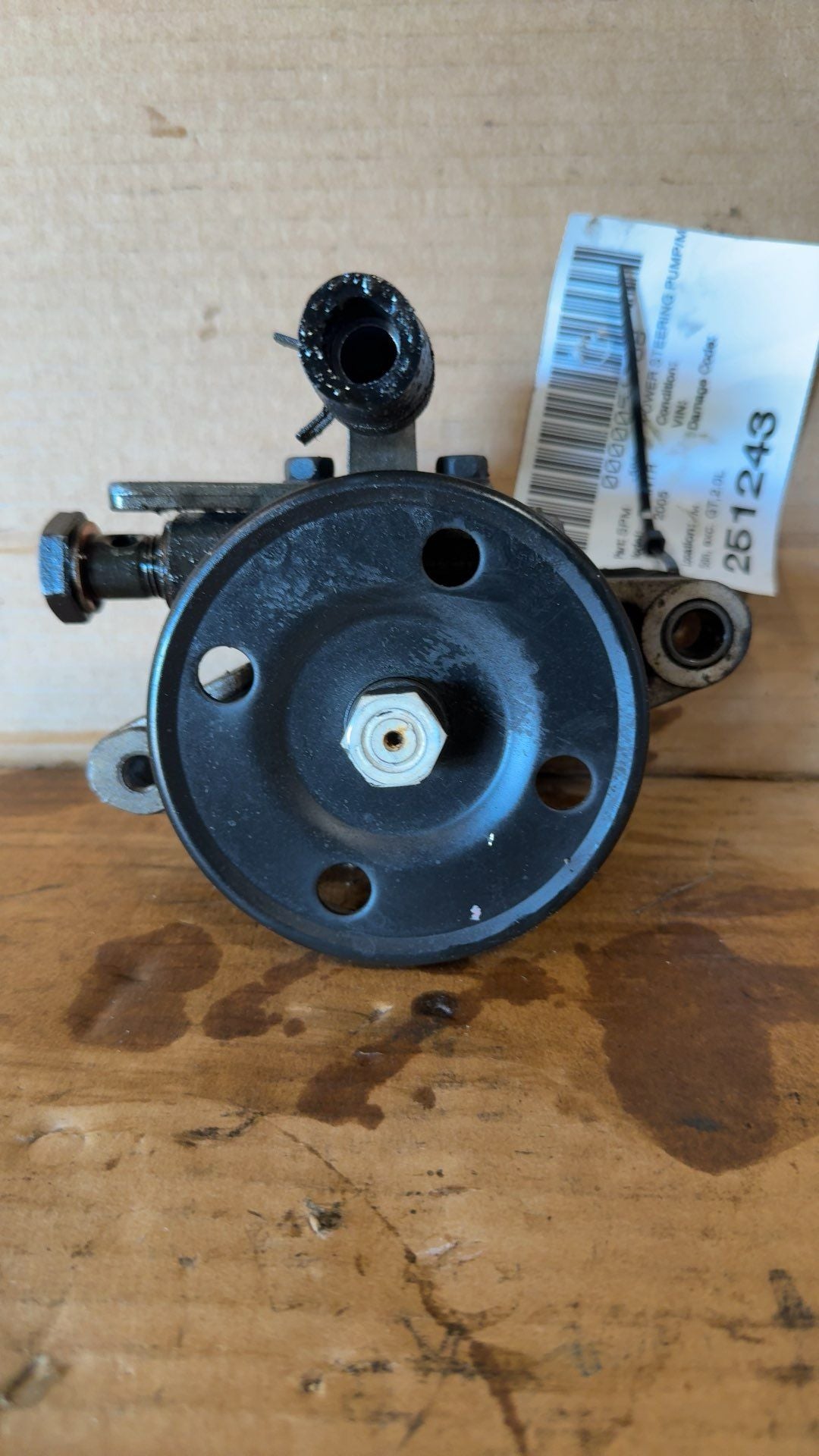 2001 thru 2006 Hyundai Elantra Power Steering Pump 2.0L Sdn