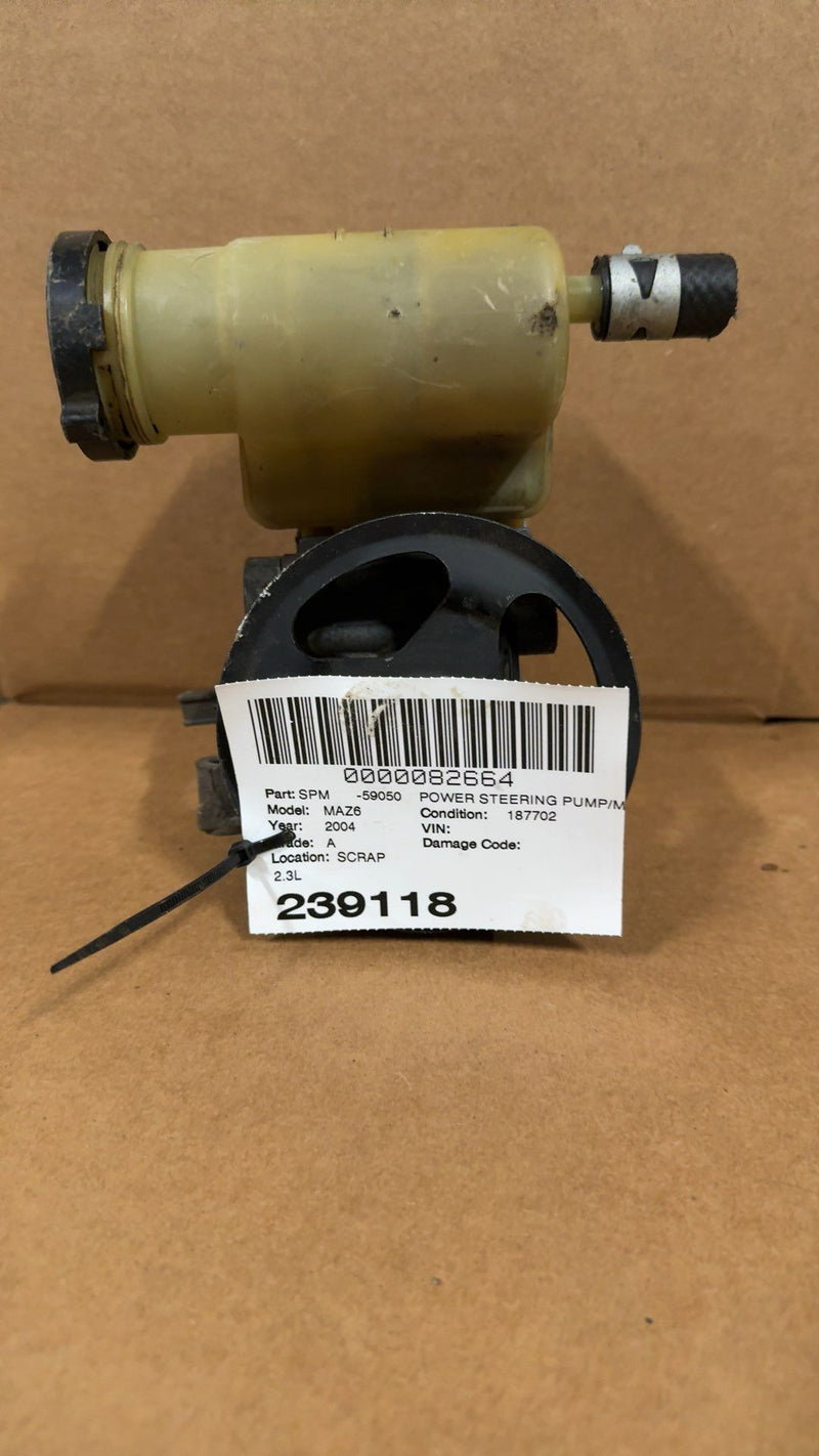 2003 thru 2008 Mazda 6 Power Steering Pump 2.3L