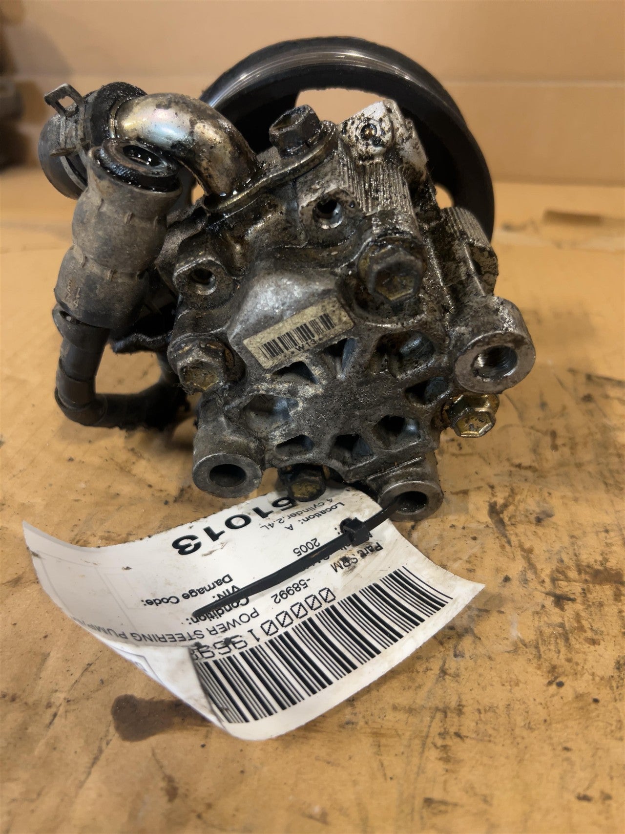 2002 thru 2009 Toyota Camry, Toyota Solara Power Steering Pump 2.4L 4 cylinder