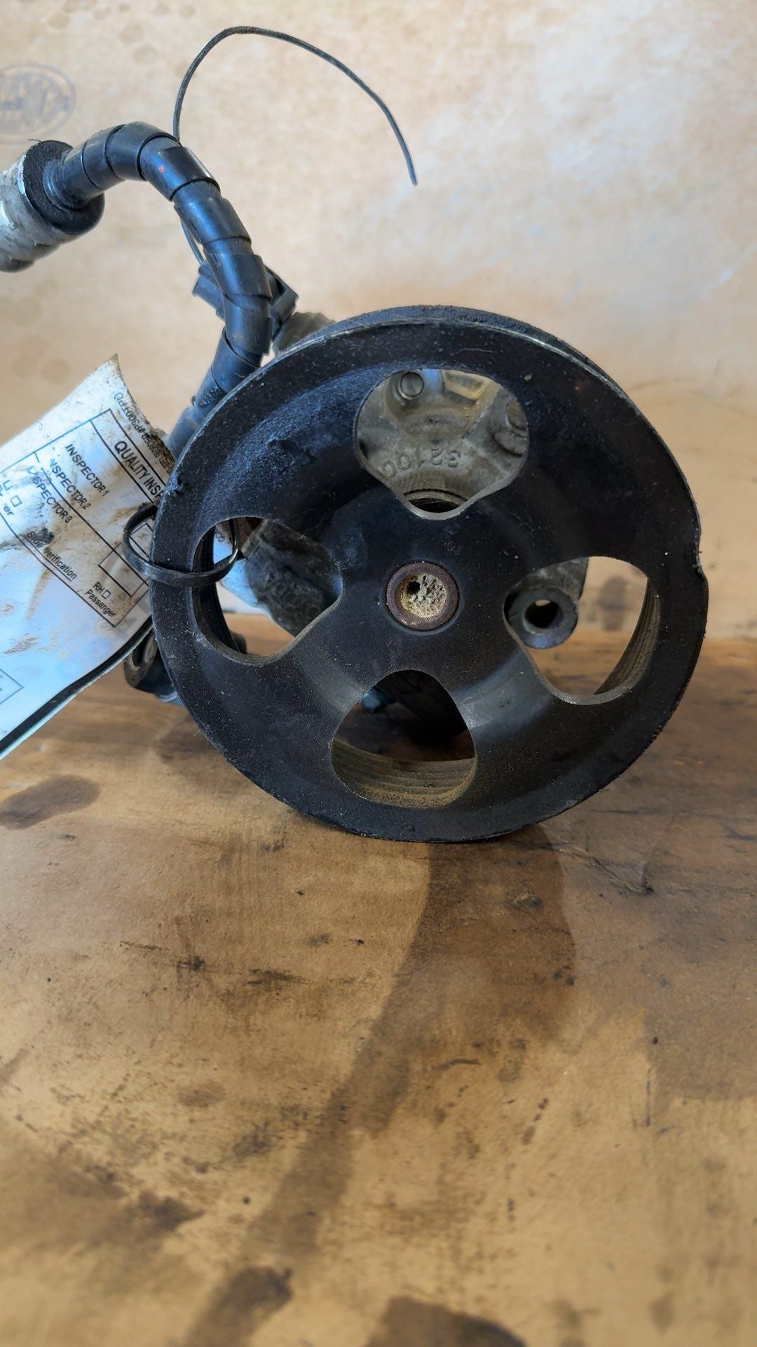 2002 thru 2009 Toyota Camry, Toyota Solara Power Steering Pump VIN E 4 cylinder
