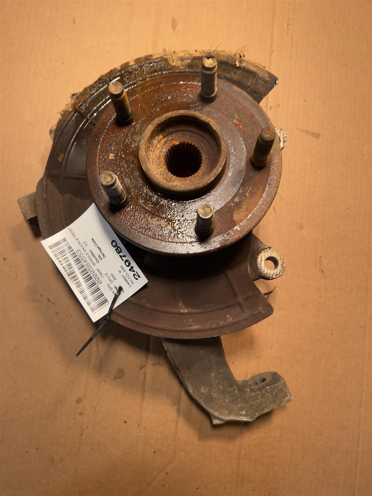 2002 thru 2008 Dodge 1500 Passenger Side Right Spindle Knuckle FR 4x2 R
