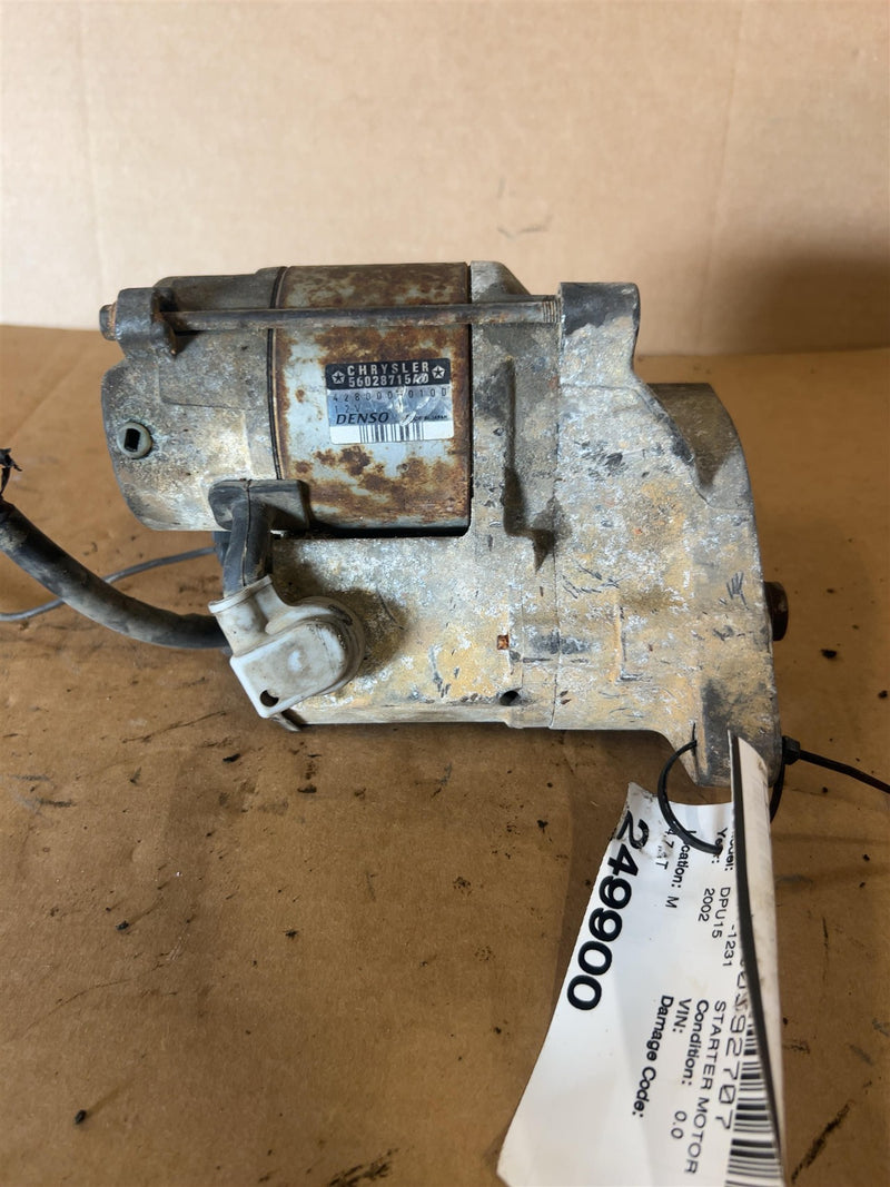 2002 2003 2004 Dodge 1500, Dodge Dakota, Dodge Durango, Dodge 2500 and 1 more Engine Starter Motor 4.7L