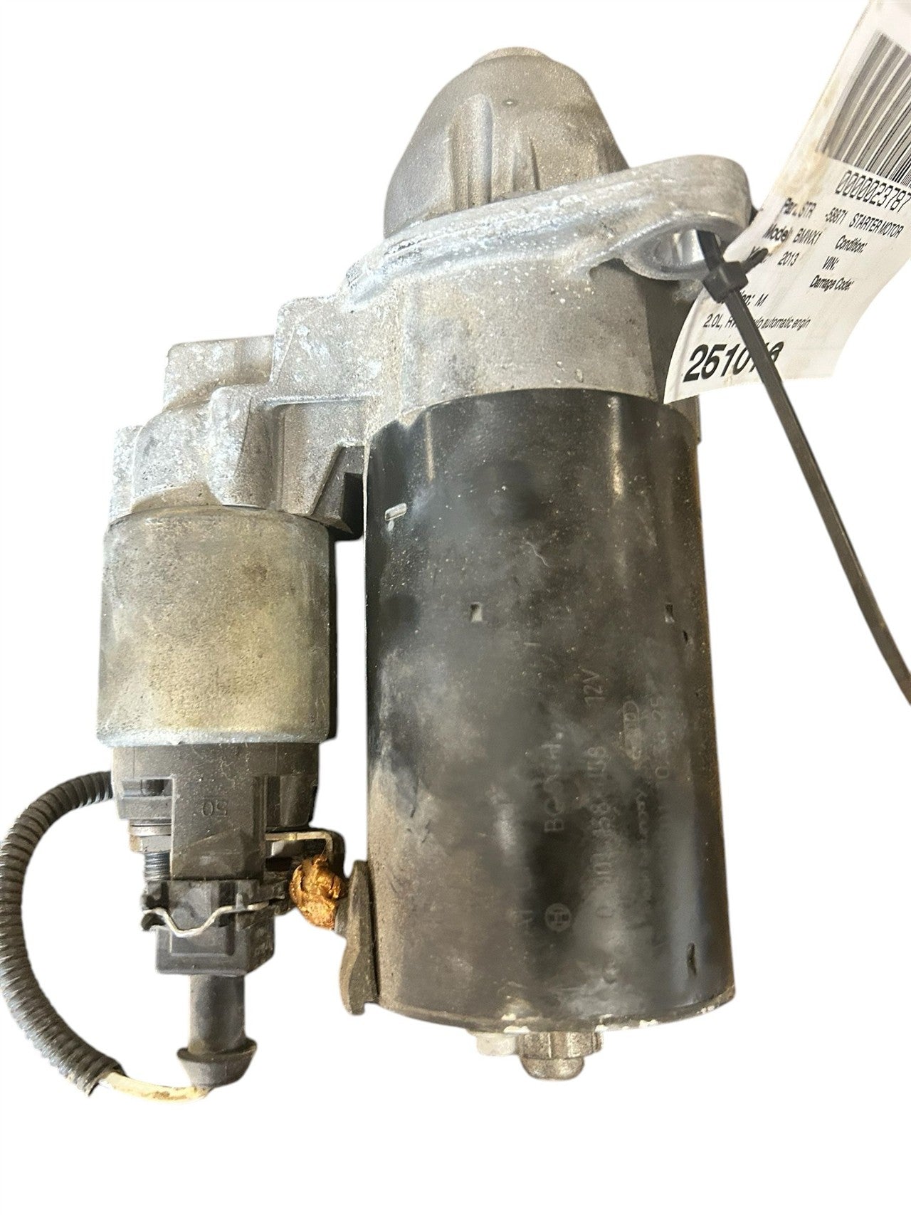 2012 thru 2017 BMW Z4, BMW X1, BMW 528I, BMW X3 Engine Starter Motor 2.0L without automatic stop and start