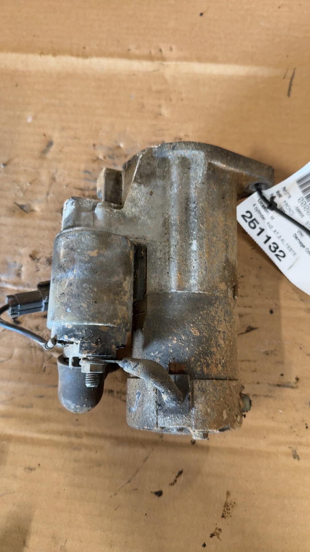 1999 thru 2004 Nissan Frontier, Nissan Xterra Engine Starter Motor 2.4L 4 cylinder