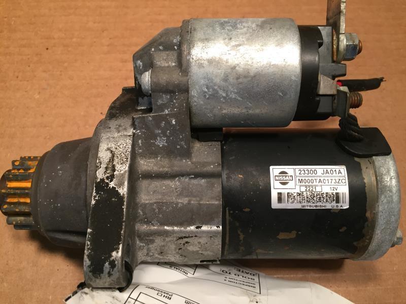 2007 thru 2013 Nissan Altima Engine Starter Motor AT 2.5L 4 cylinder