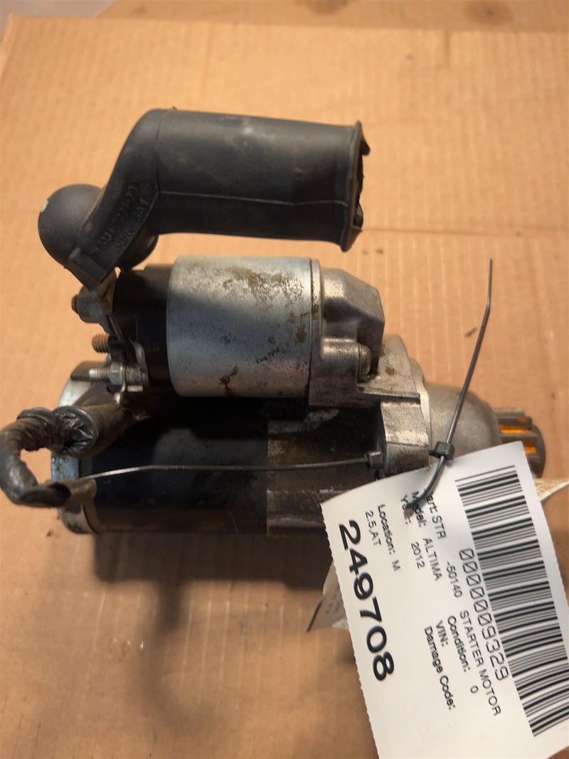2007 thru 2013 Nissan Altima Engine Starter Motor AT 2.5L 4 cylinder
