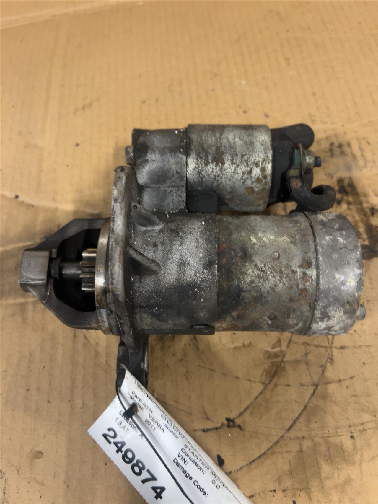 2010 2011 2012 2013 Nissan Cube, Nissan Sentra, Nissan Versa, Nissan Juke Engine Starter Motor
