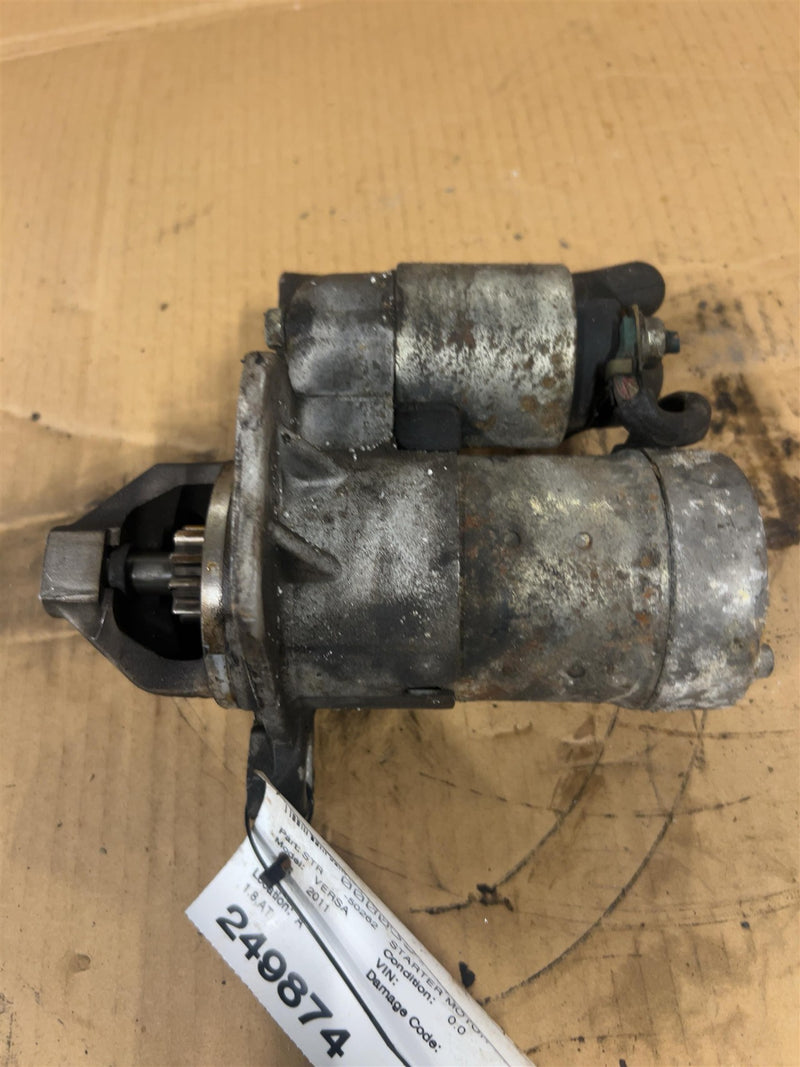 2010 2011 2012 2013 Nissan Cube, Nissan Sentra, Nissan Versa, Nissan Juke Engine Starter Motor