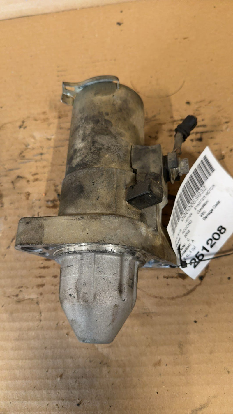 2006 thru 2011 Acura CSX, Honda Civic, Honda Element, Honda Accord Engine Starter Motor 2.4L 4 Cylinder