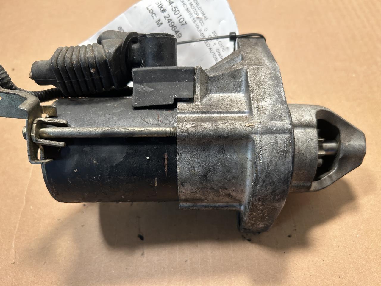 2006 thru 2011 Honda Civic Engine Starter Motor 1.8L AT Mitsuba manufacturer