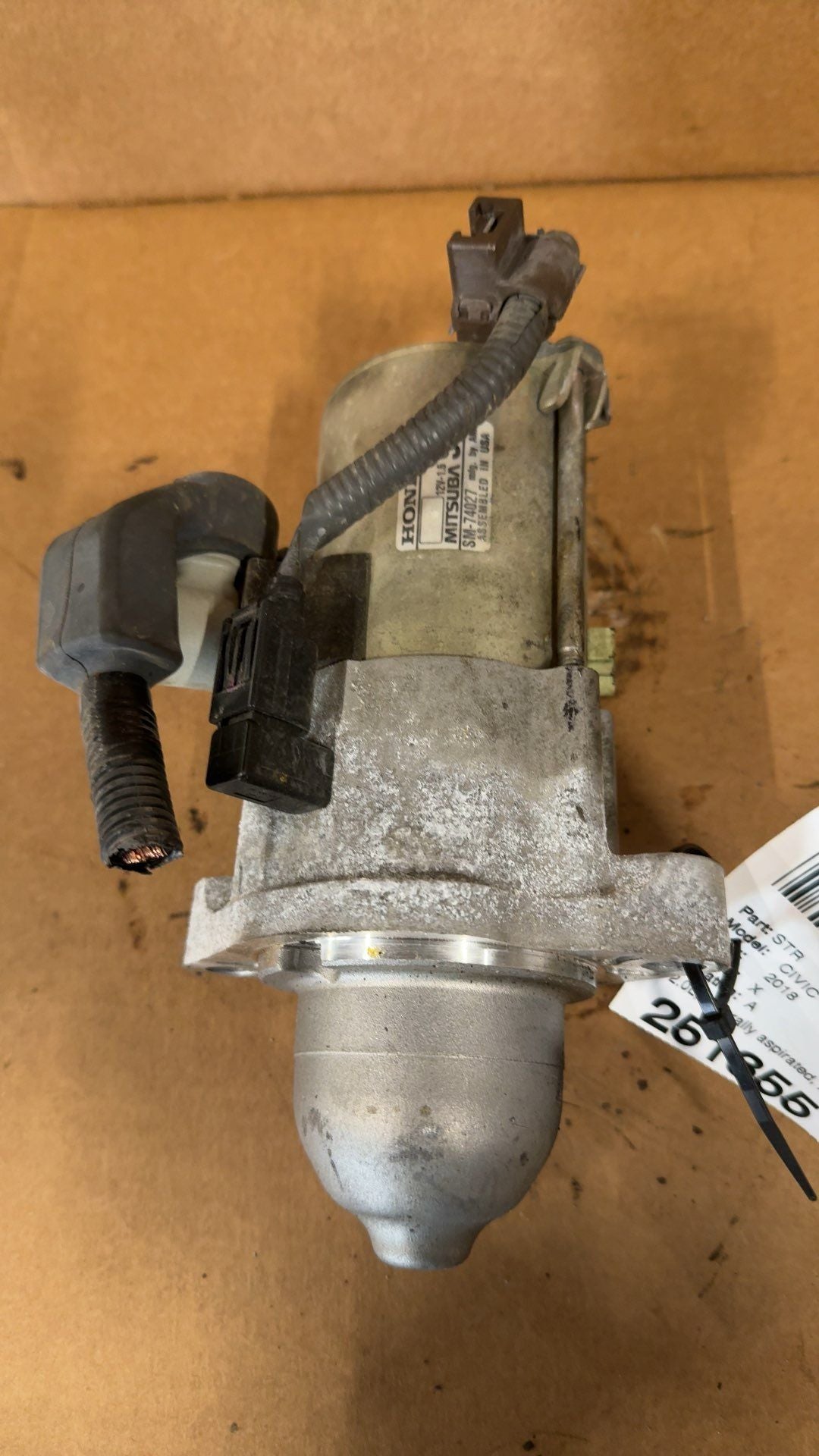 2016 thru 2021 Honda Civic Engine Starter Motor 2.0L 4 Cylinder